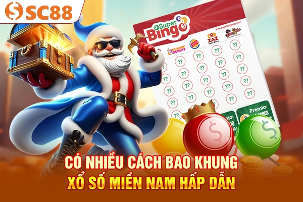 Có nhiều cách bao khung xổ số miền Nam hấp dẫn