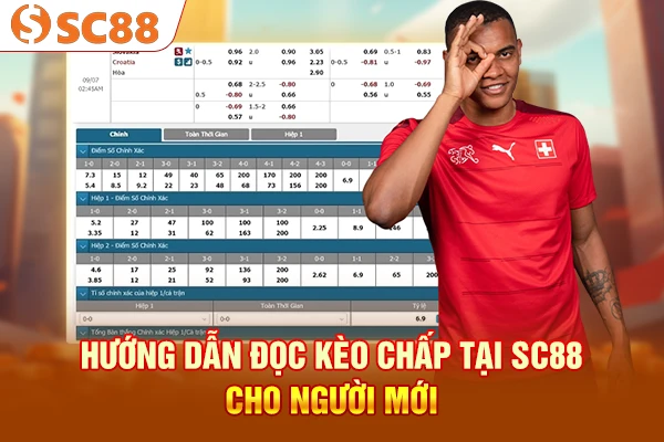 Hướng dẫn đọc kèo chấp tại SC88 cho người mới