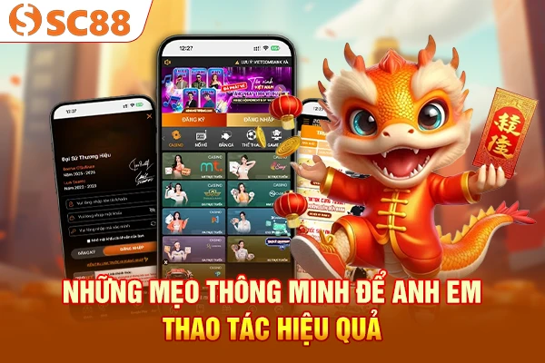 Những mẹo thông minh để anh em thao tác hiệu quả